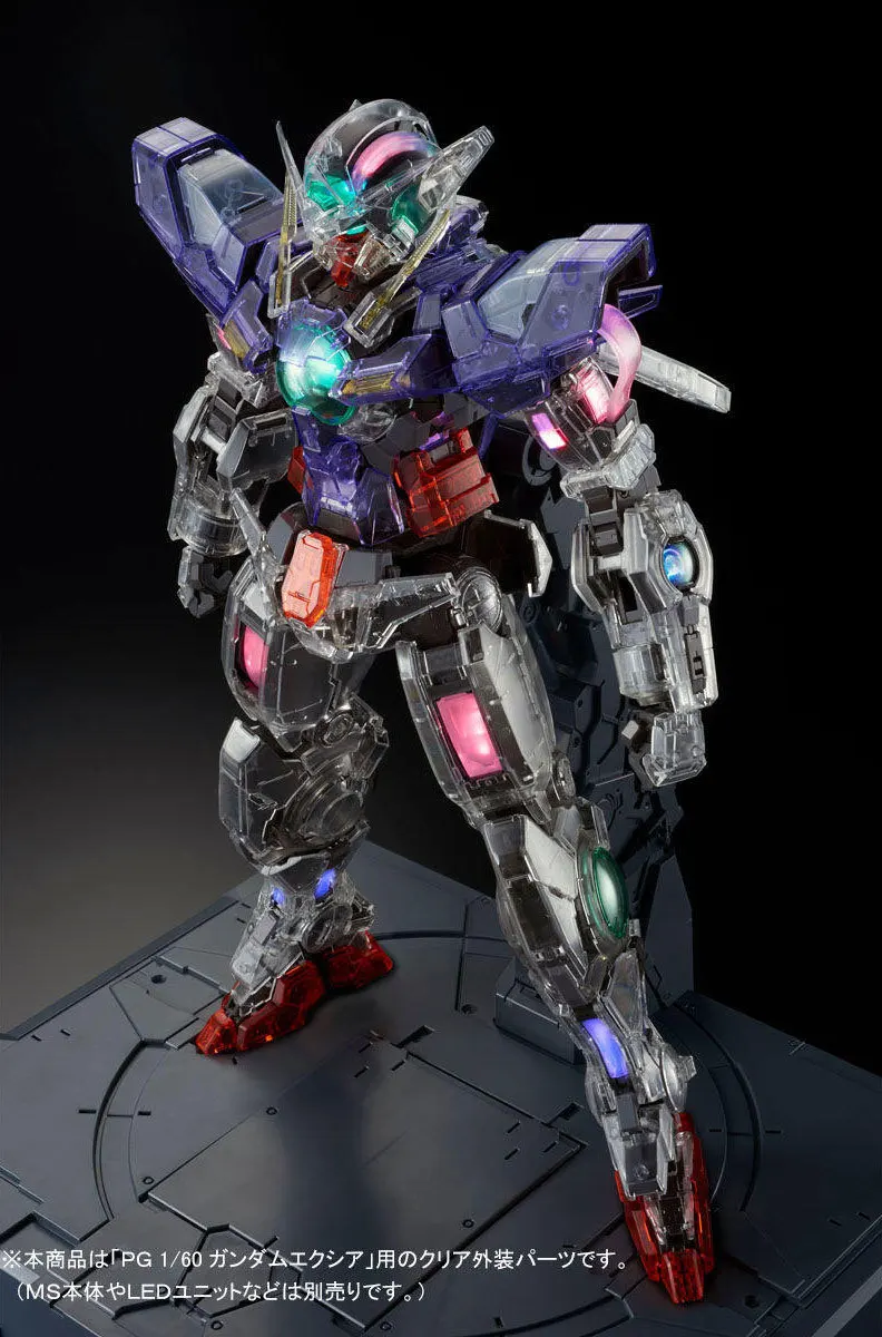 Оригинальные gunдамские PB PG 1/60 EXIA ремонт цветные прозрачные внешние защитные аксессуары собрать модельные наборы фигурки
