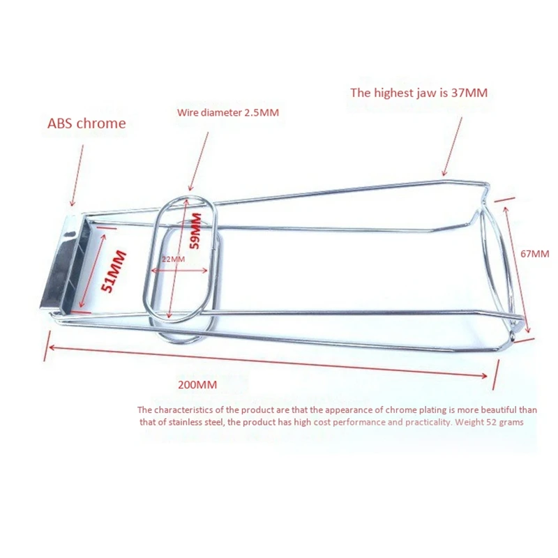 Многофункциональный хромированный антиобжигающий зажим с лотком чаша горшок