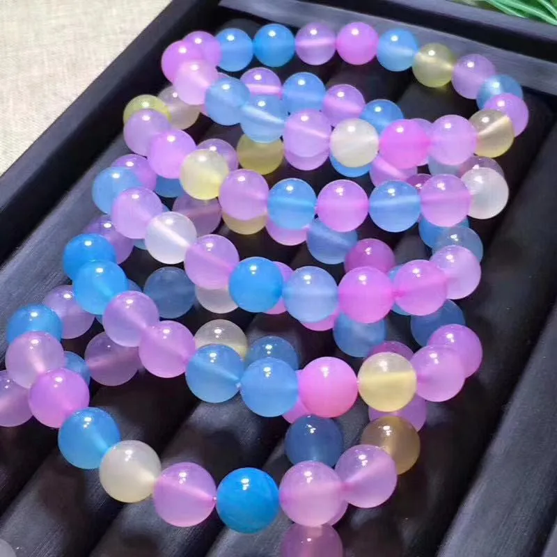 Морган агат розовые нефритовые бусины искусственный кристалл конфетных цветов