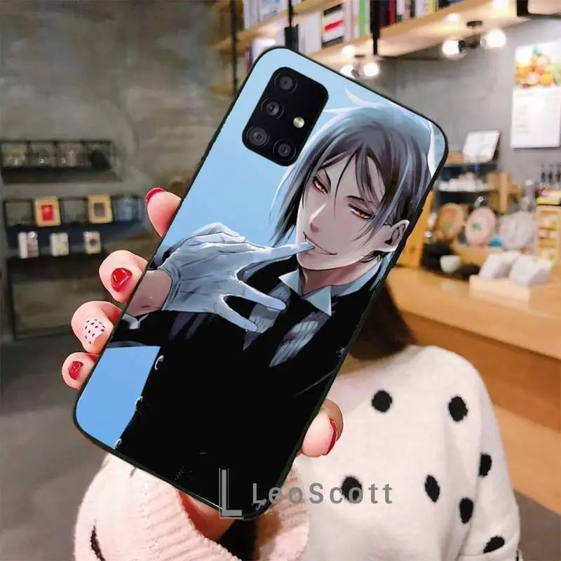

Black Butler Anime Phone Case For Samsung A32 A51 A52 A71 A50 A12 A21S S10 S20 S21 Plus Fe Ultra