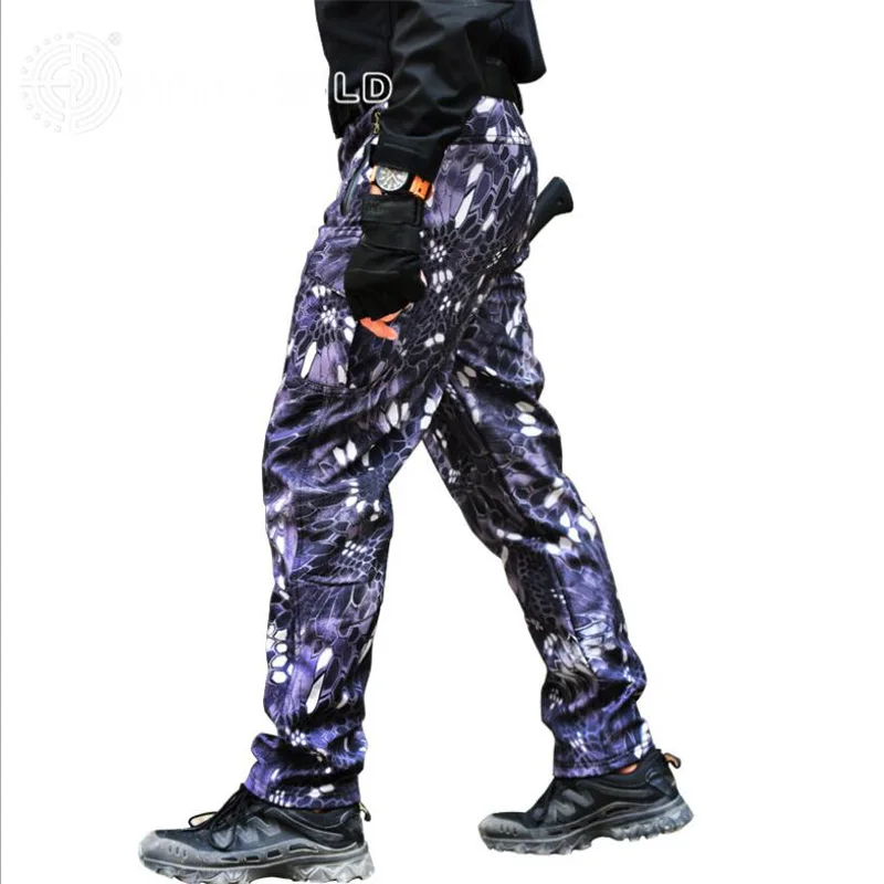 Мужские уличные спортивные брюки Camoufalge TAD ветрозащитные для походов охоты