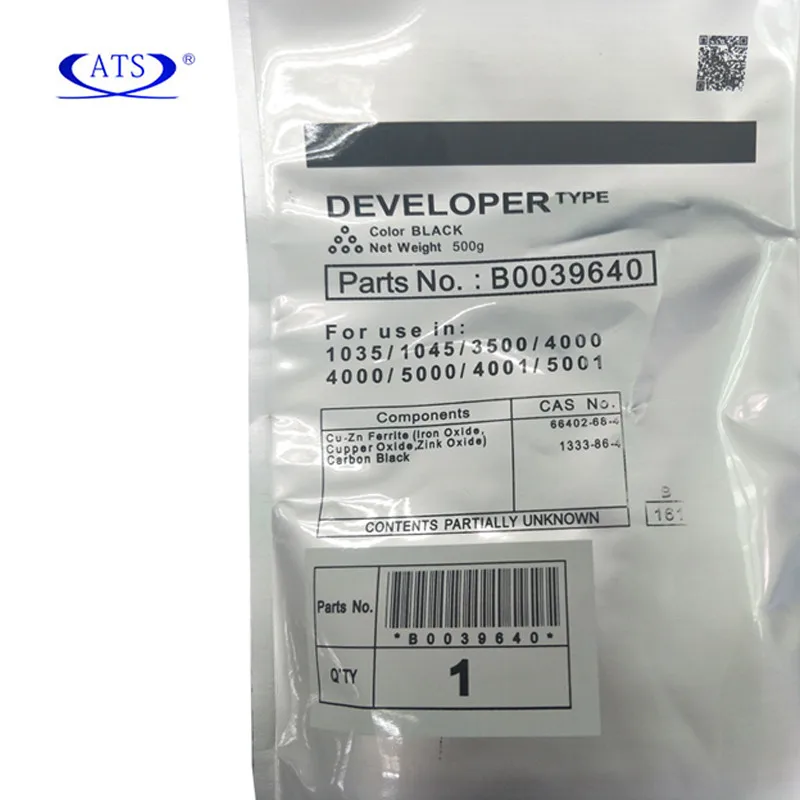 Черный порошок для разработчика Ricoh MP1035 1045 3500 4000 5000 4001 5001 совместимый с MP1045 MP3500 MP4000
