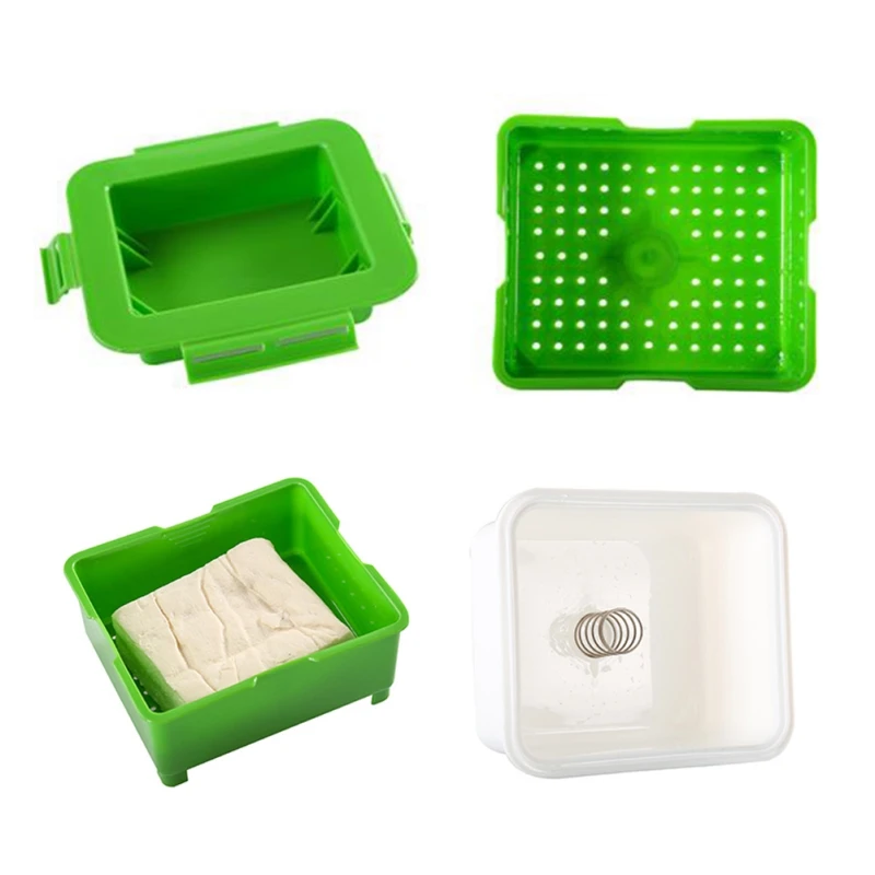 

1PC Kitchen DIY Plastic Tofu Press Mould Homemade Tofu Mold Soybean Curd Tofu Making Mold Cooking Tool