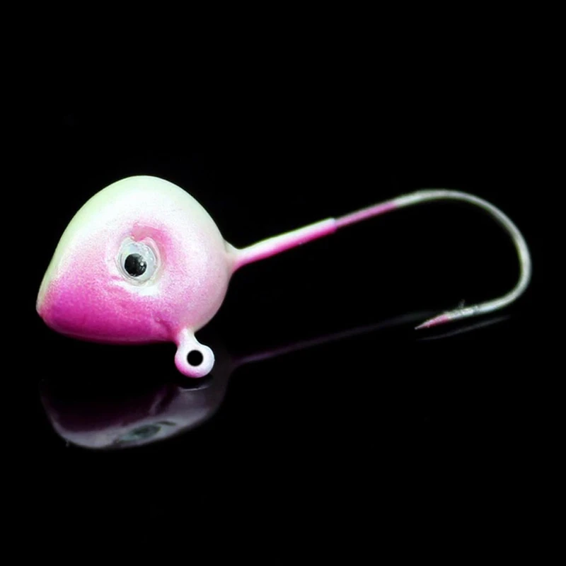 В форме рыбы голова свинцовая рыболовная джиг один крючок набор Мягкая приманка
