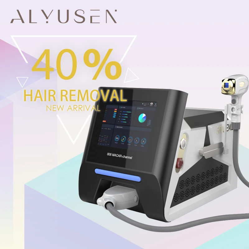 

Hair Removal Laser Hair Removal Machine 1064nm 755nm 808nm Diode Laser Painless Permanent Lazer Hair Removal Three Wavelength