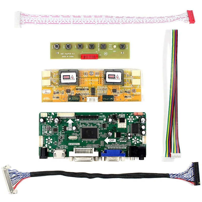 Hdmi + Vga Dvi аудио вход ЖК-контроллер плата для Hsd190Men4 M170En06 17 дюймов 19 1280X1024 4Ccfl 30