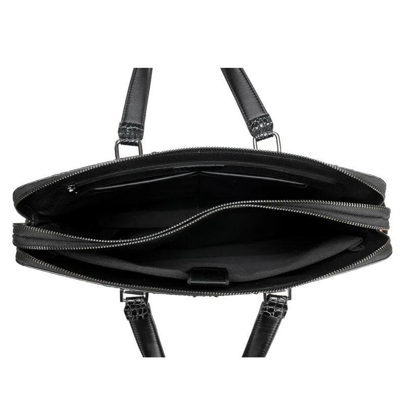 Мужская сумка из крокодиловой кожи мужской портфель Офисные Сумки для мужчин