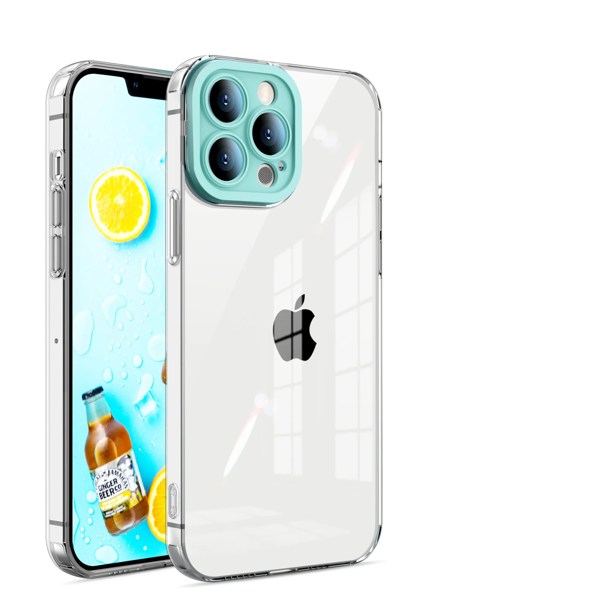 

Phone Case Scratch ResistantFor iPhone 8 7 Plus 13 12 11 XR X Xs Pro Max SE 2020 Fashion Transparent Anti-fall TPU Back Cover