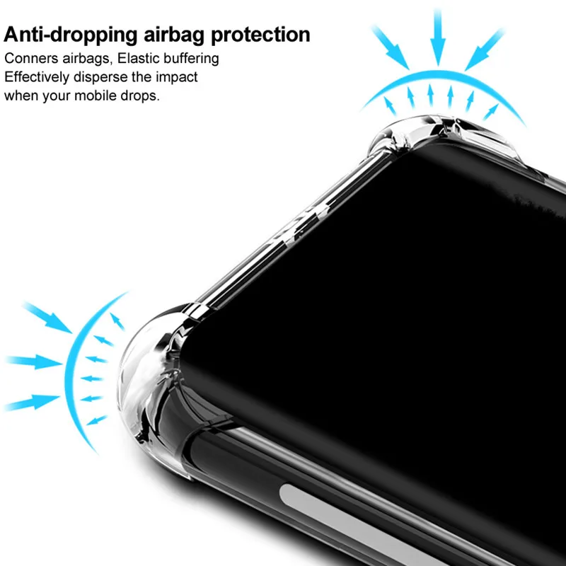 Air Cushion Shockproof Case on for Samsung Galaxy S20 Ultra S10 S9 S8 J4 J6 J8 A6 A8 Plus 2018 S10e 5G S7 Edge Bumper Back Cover | Мобильные