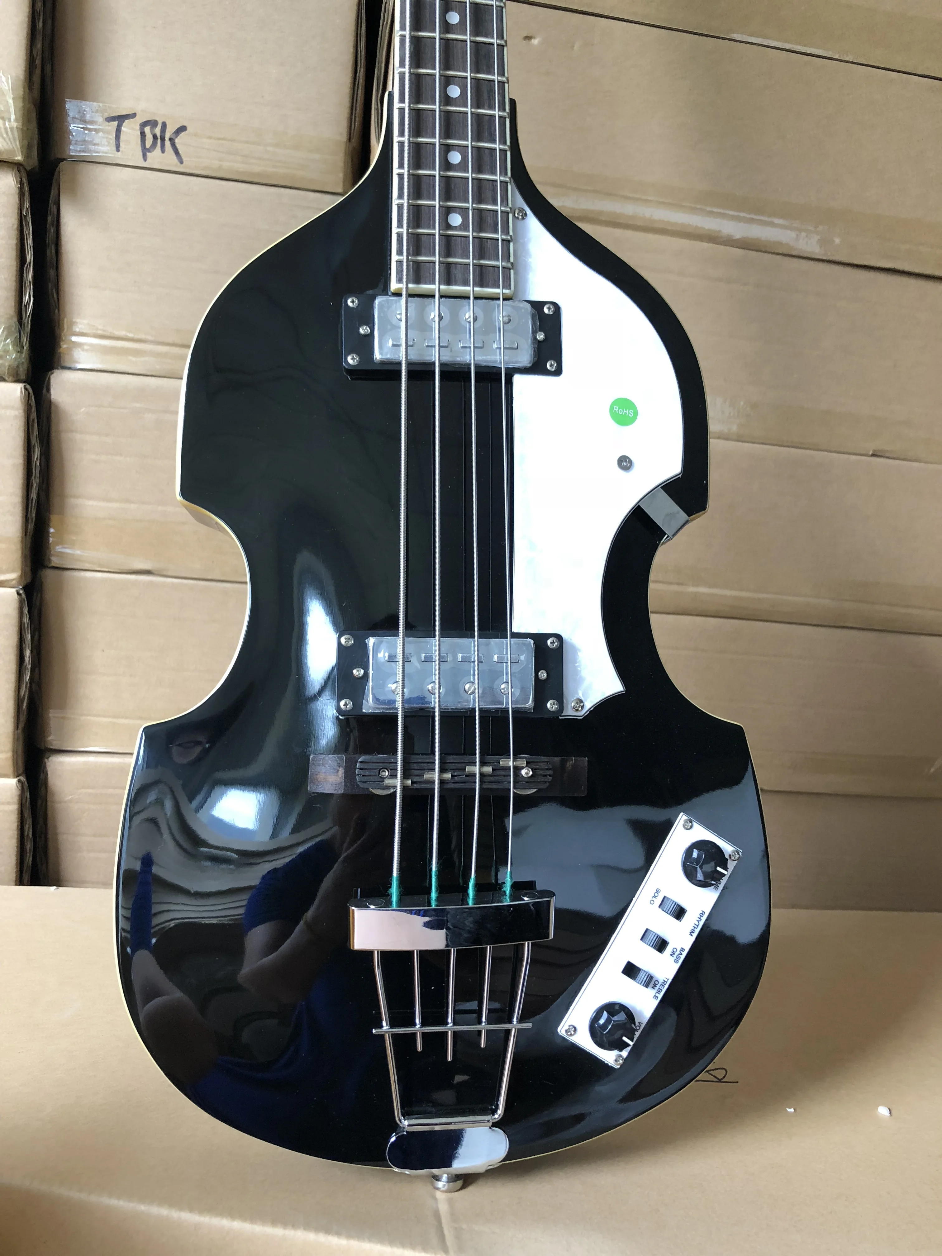 Черный Hofner скрипка бас гитара BB2 икона серии электрический Бесплатная доставка