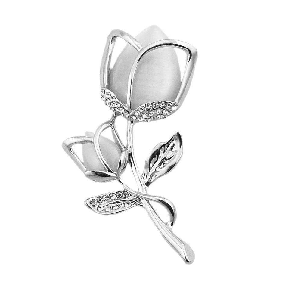 Женское Ювелирное Украшение с опалом из нержавеющей стали|Броши| |