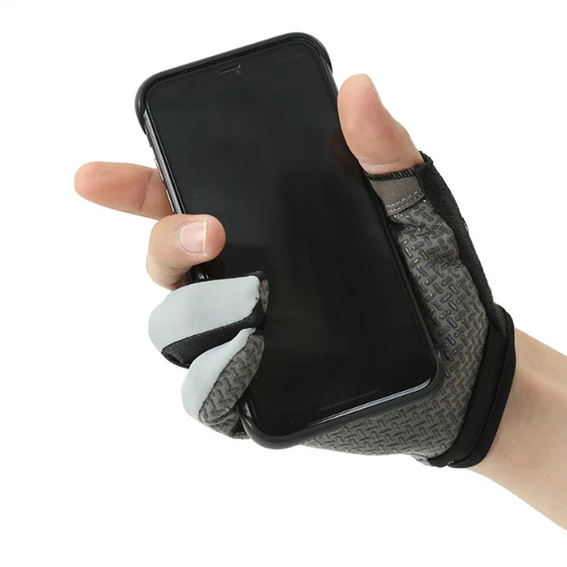 

3 Shorter Finger Windproof Anti-Slip Half Finger Gel Cycling Glove Cycling Equipment Entertainment Cycling Gloves Half Finger Cy