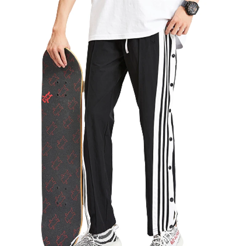 

Personality Men's Summer Sports Straight Loose Elasticity Casual Pants Three-Side-Breasted Trendy Versatile Trousers