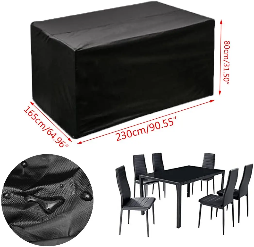 

150 Size Outdoor Furniture Covers Waterproof Rain Snow Dust Wind-Proof Anti-UV Oxford Fabric Garden Lawn Patio Furniture Covers