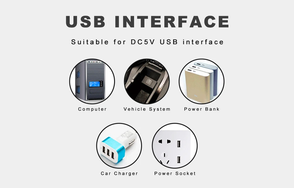 DC5V светодиодный USB мини-ночник 8 светодиодный s Красочные атмосферные лампы Переключатель 7 цветов Регулируемый для украшения освещения внешний аккумулятор