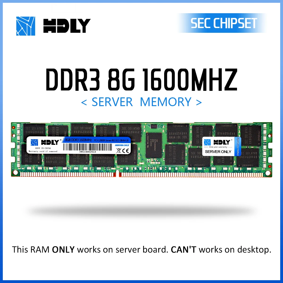Серверная оперативная память HDLY DDR3 4 ГБ 8 16 32 1333 МГц 1600 1866 REG ECC 2011 1366 pin ЦП x58 x79
