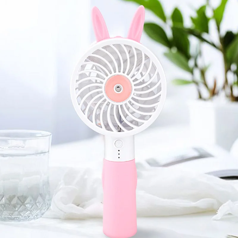 

1200MAh Portable Spray Fan Electric USB Charging Handheld Mini Fan Cooling Air Conditioner Humidifier