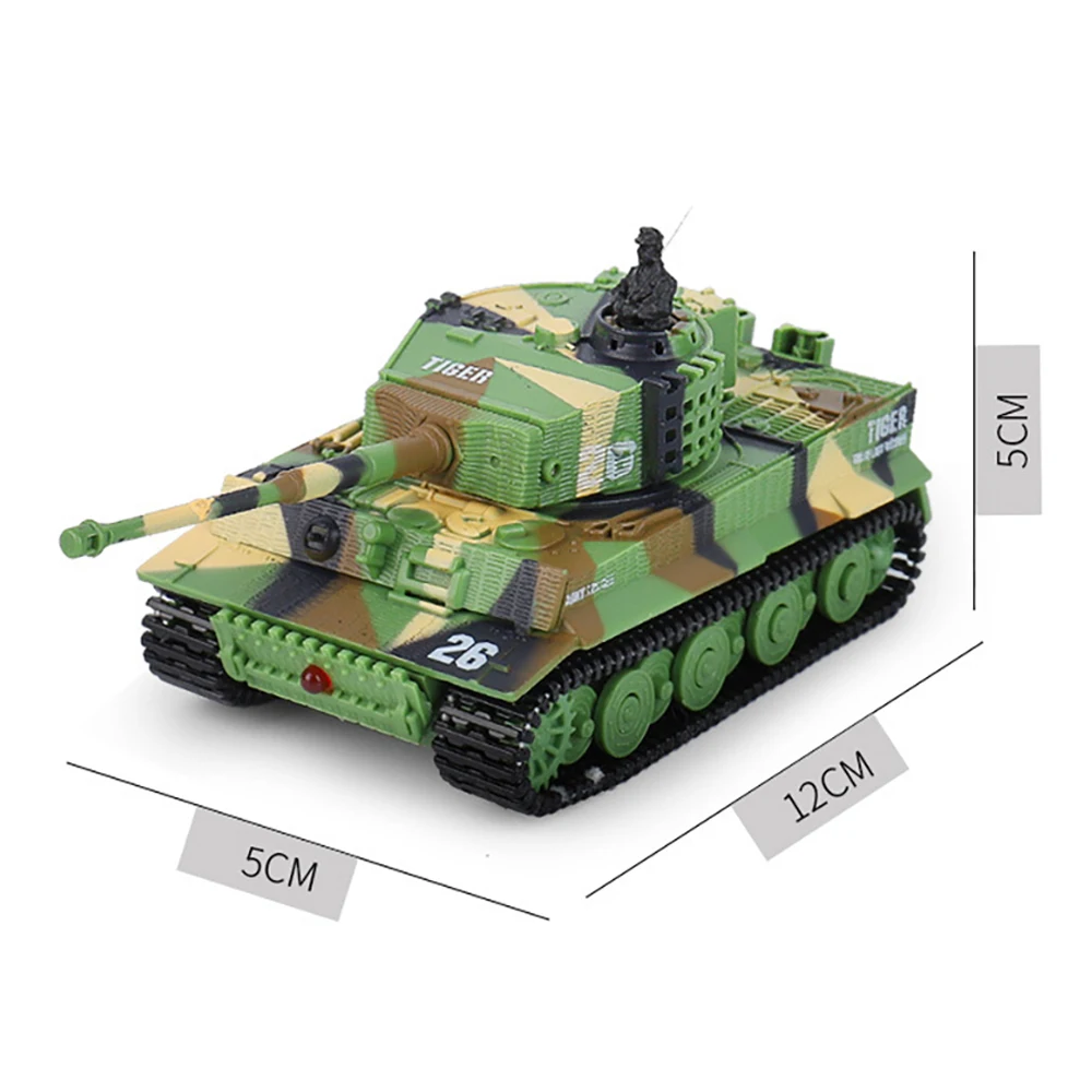 Танк 1:72 танк с дистанционным управлением германский тигровый бой на