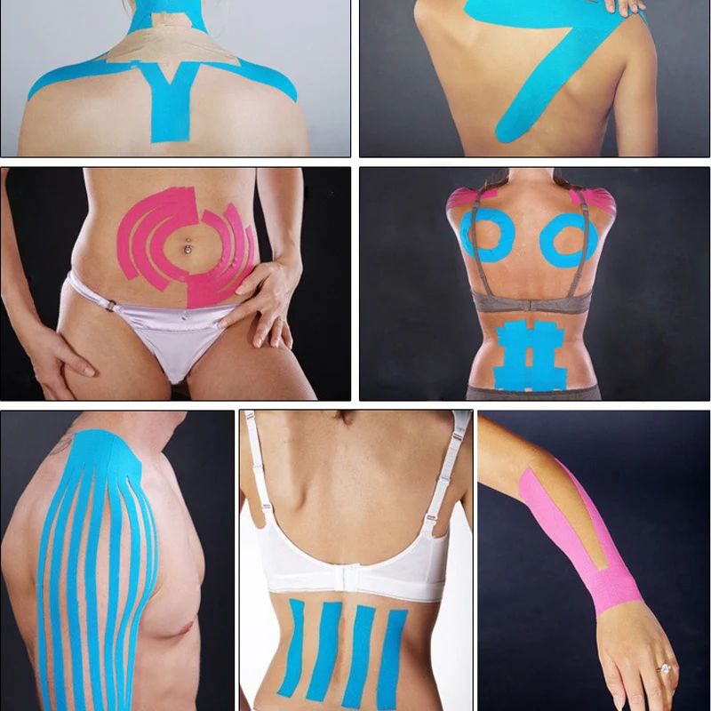 Фитнес Kinesiotape повязка для мышц 2 5/5 см X5M Спортивная Кинезиология лента рулон