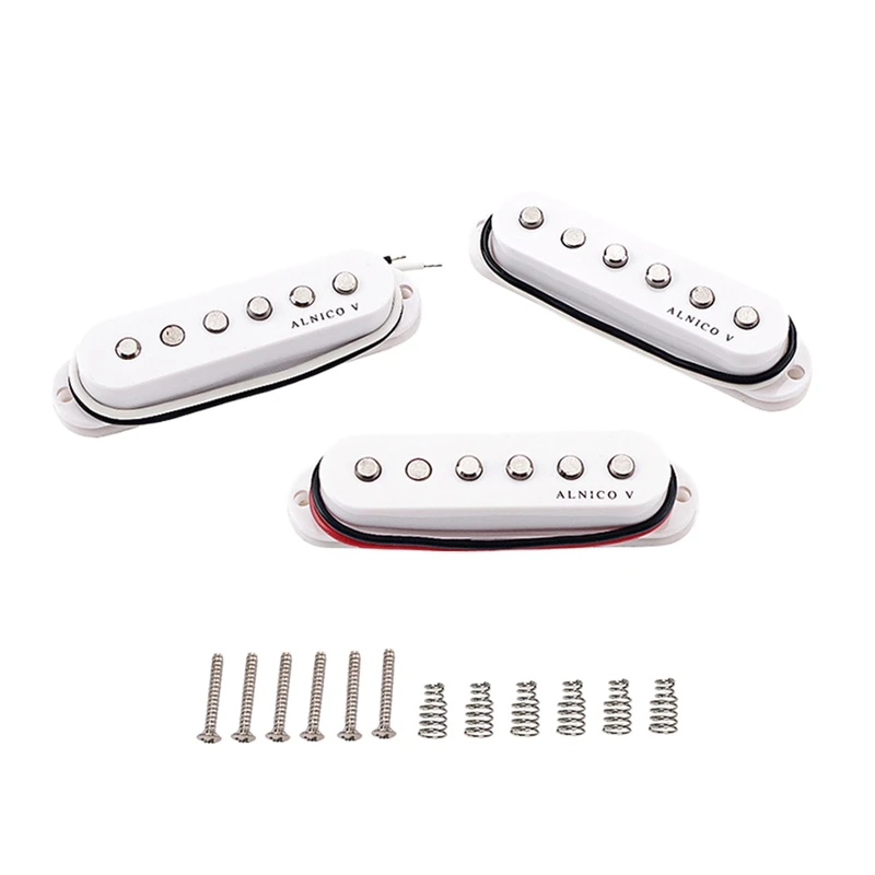 

Alnicov 3Pcs Single Coil Guitar Pickups Humbucker for Guitar Bass Musical Instrument