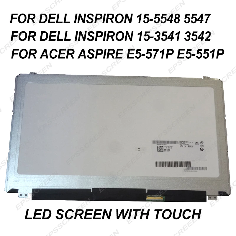 ЖК-панель B156XTT01.1 для DELL Inspiron 15 5548 5547 15-3541 3542 6 дюймов Acer Aspire E5-571P E5 светодиодный