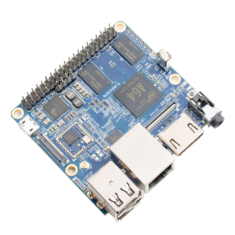 NanoPi Allwinner A64 макетная плата четырехъядерный Cortex-A53 бортовой гигабитный Ethernet карта WiFi AXP803 Super Raspberry Pi NP006