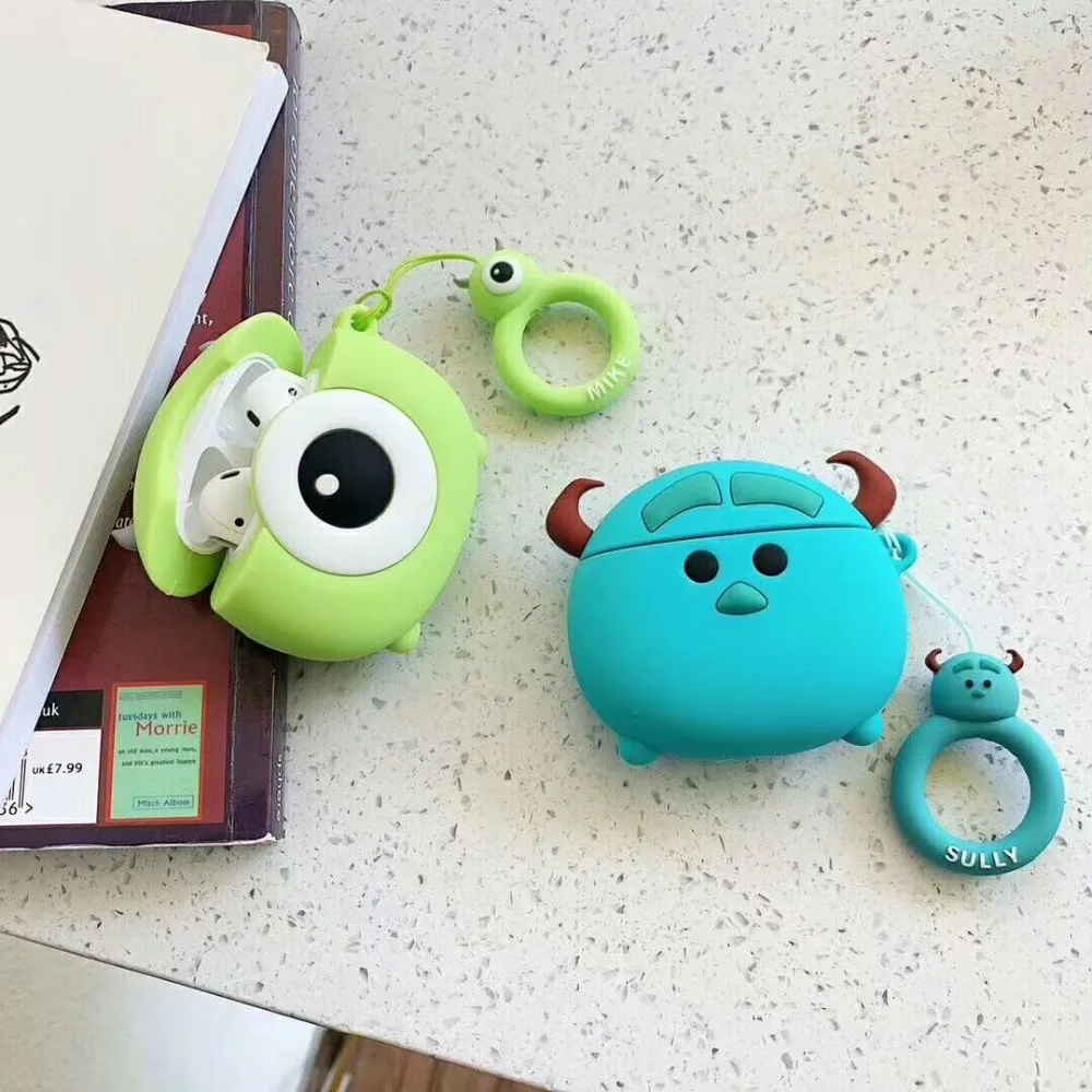 Devil eyes силиконовый чехол для Airpods защитный беспроводной Bluetooth гарнитура аксессуары коробка Наушники с зарядным устройством сумка чехол