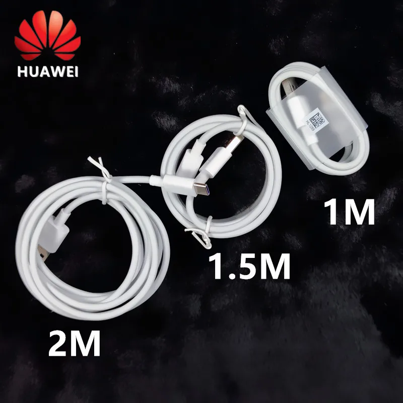 Оригинальный зарядный кабель Huawei USB Type-C для быстрой зарядки P20 p30 pro Mate10/Pro P10 Plus Honor