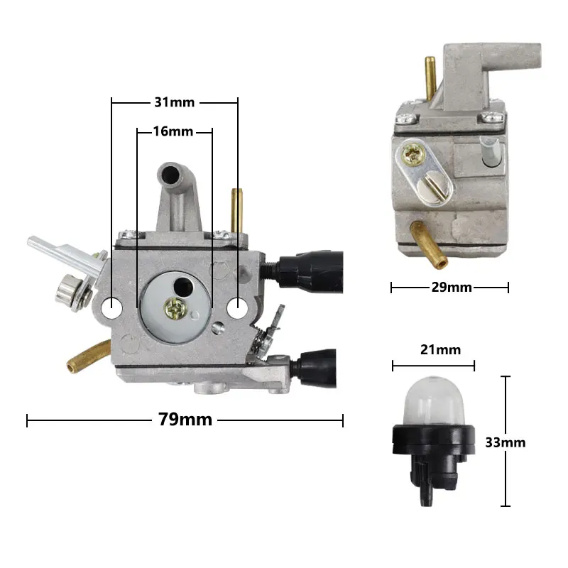 1 комплект кусторез Карбюратор Carb комплект для STIHL FS120 200 250 FS200 кусторез части