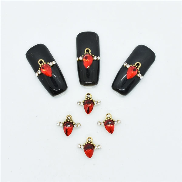 10PCs-926-21 10 шт./партия, 3D украшения для ногтей, аксессуары для ногтей, хрустальные бриллианты, стразы, блестящие 3d украшения - Цвет: 10PCs-926-21
