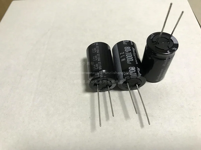 5 шт. конденсатор Bolsa японский Rubycon 80v1000uf 18x30 Zlh серии высокочастотных низкоомных 1000