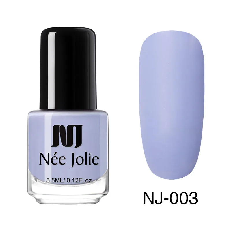 Nail Pure Color Nail Polish Glue New 21 Color Autumn and Winter Matte Matte Scrub Nail Polish - Color: NJ-003