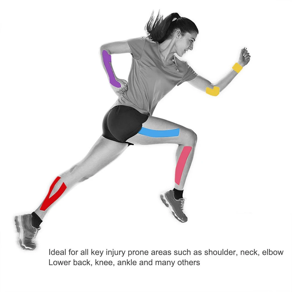 Лента для атлетов спортивные Безопасность эластопласт облегчения боли в спине и