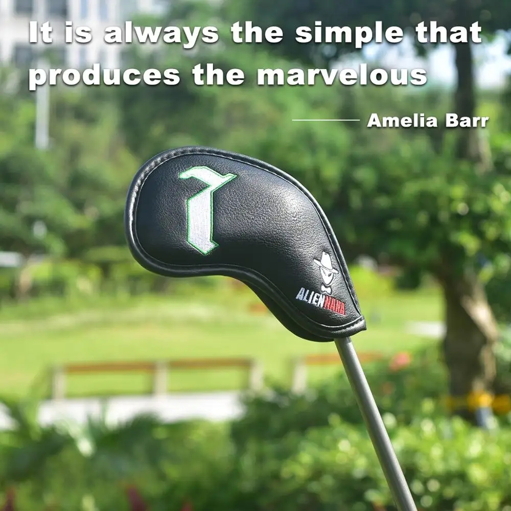 Набор металлических чехлов для головы гольфа 10 шт./компл. клубный железный чехол