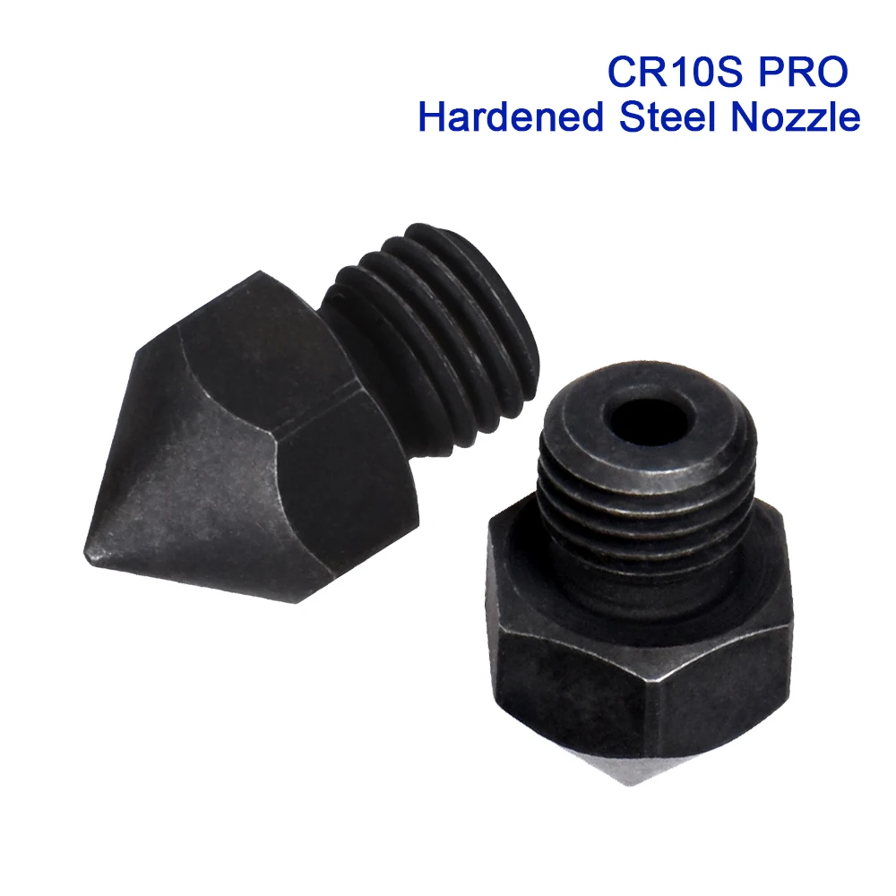 CR10S PRO закаленное Сталь сопла 0 2/0 4/0 6/0 8 мм 1 75 нити для 3D принтеры Hotend нагреватель