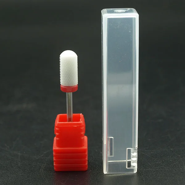 C0613Red EasyNail 26 типов супер белая керамическая дрель для ногтей битэлектрическая сверлильная машинка для маникюра Аксессуары Инструмент для ногтей, средство для удаления кутикулы - Цвет: C0613Red