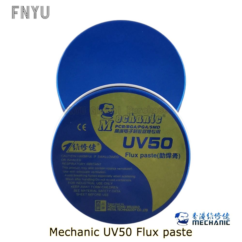 Паяльный флюс MECHANIC No Clean паяльный BGA Электрический паяльник флюсы UV80 UV50 для