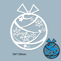 cutting dies snow ball metal decoration scrapbook embossing paper craft album card punch knife mold 104130mm