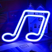 led neon signs light musical note wall hanging neon lights home restaurant room party decor bar club night lamp