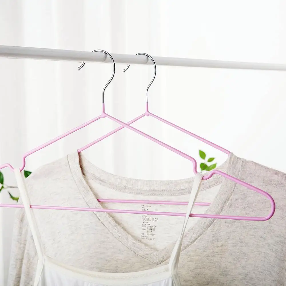 10 шт./лот Нескользящая вешалка для одежды детей и взрослых сушилки металлическая