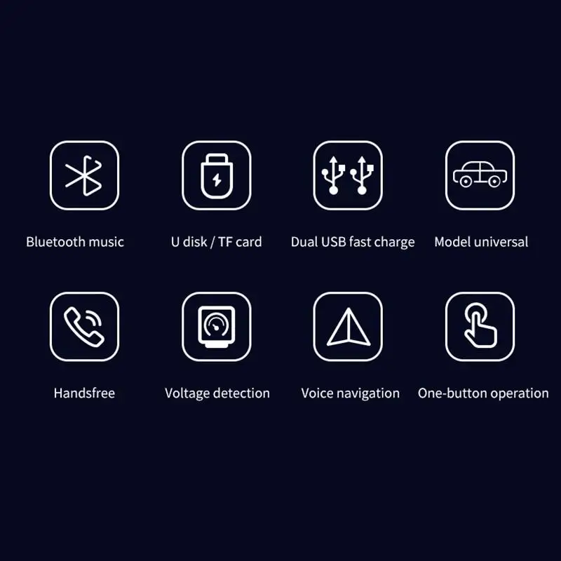 Bluetooth 5,0, автомобильный fm-передатчик, светодиодный дисплей, беспроводной MP3-плеер, передатчик, автомобильный комплект, 5 В/3,1 А, два порта usb, автомобильное зарядное устройство