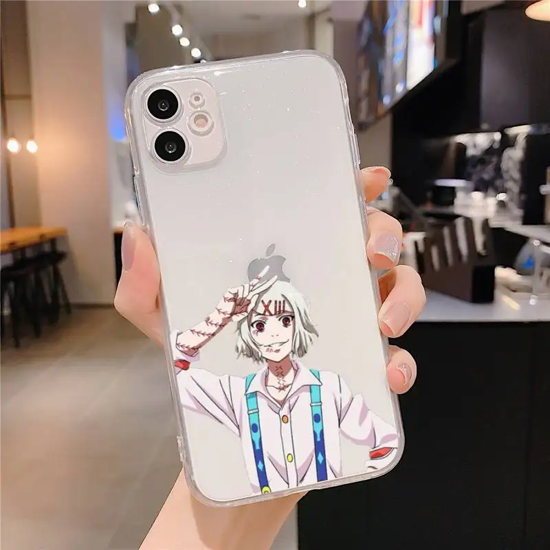 

JUUZOU SUZUYA Tokyo Ghouls Phone Case For iPhone X XS MAX 6 6s 7 7plus 8 8Plus 5 5S SE 2020 XR 11 11pro max Clear funda Cover