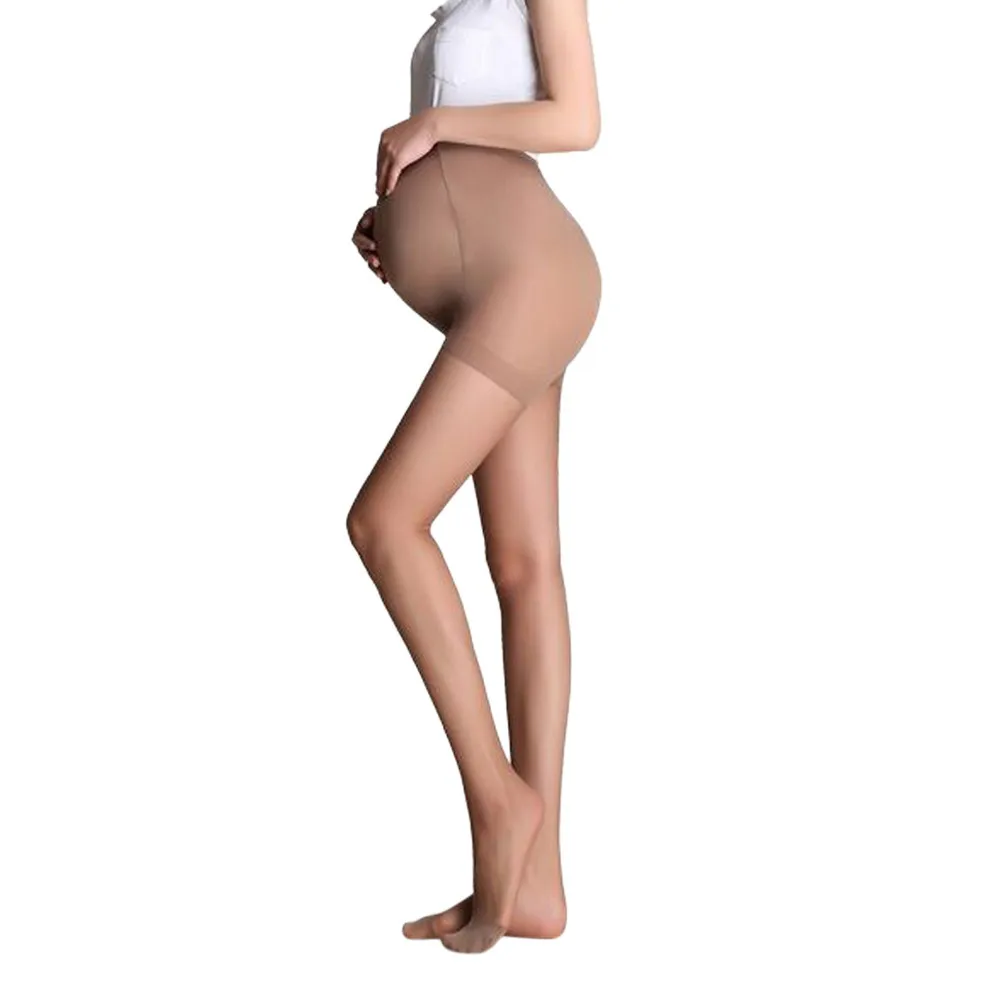 Модные Колготки для беременных женские чулки тонкие колготки летние однотонные