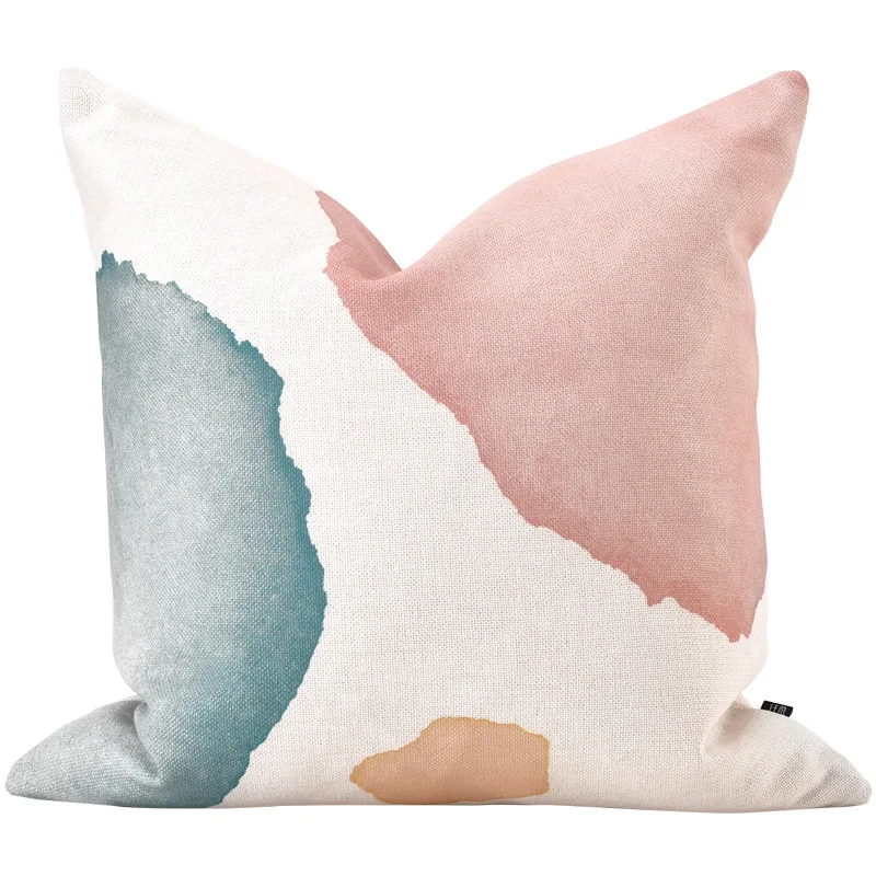 Наволочка DUNXDECO из льняной хлопчатобумажной смеси наволочка для подушки с