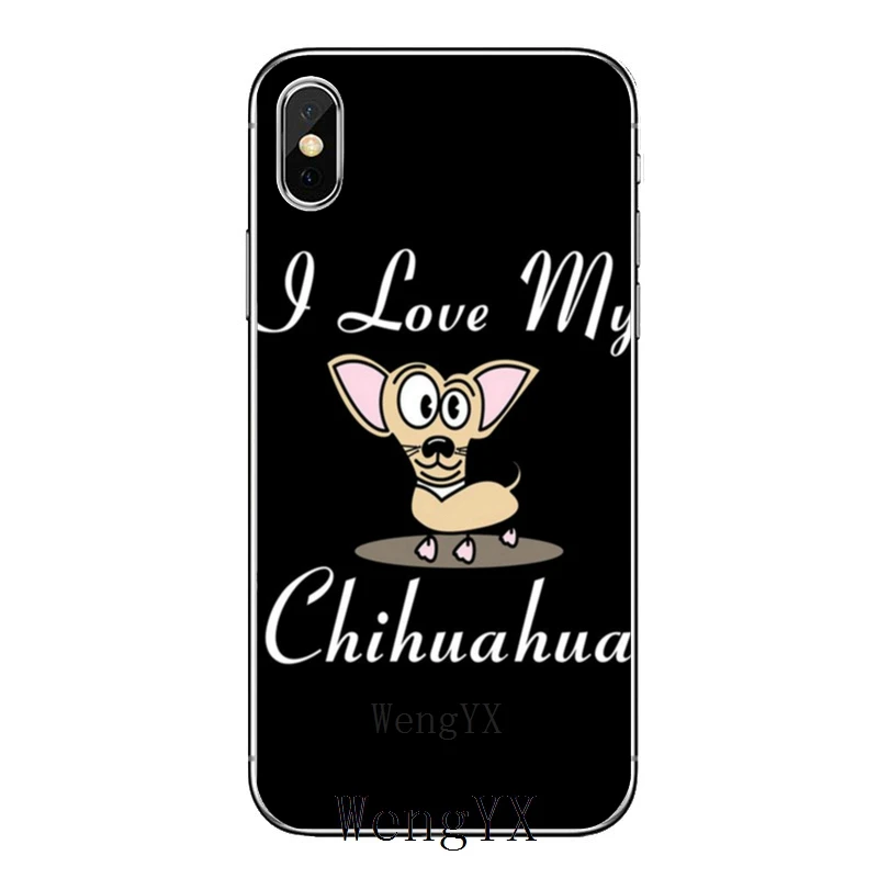 cute Chihuahua Dog puppy For Samsung Galaxy S10 Lite S9 S8 S7 S6 edge Plus S5 S4 Note 9 8 5 4 mini Accessories phone case | Мобильные