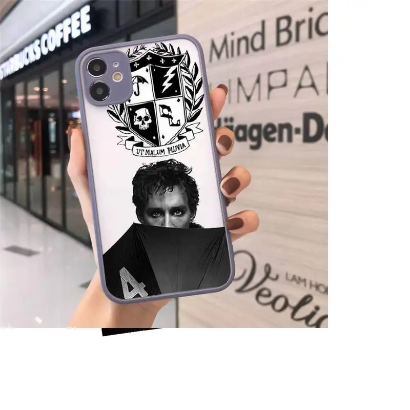 

Umbrella Academy pattern painting Phone Cases matte transparent For iphone 7 8 11 12 plus mini x xs xr pro max cover