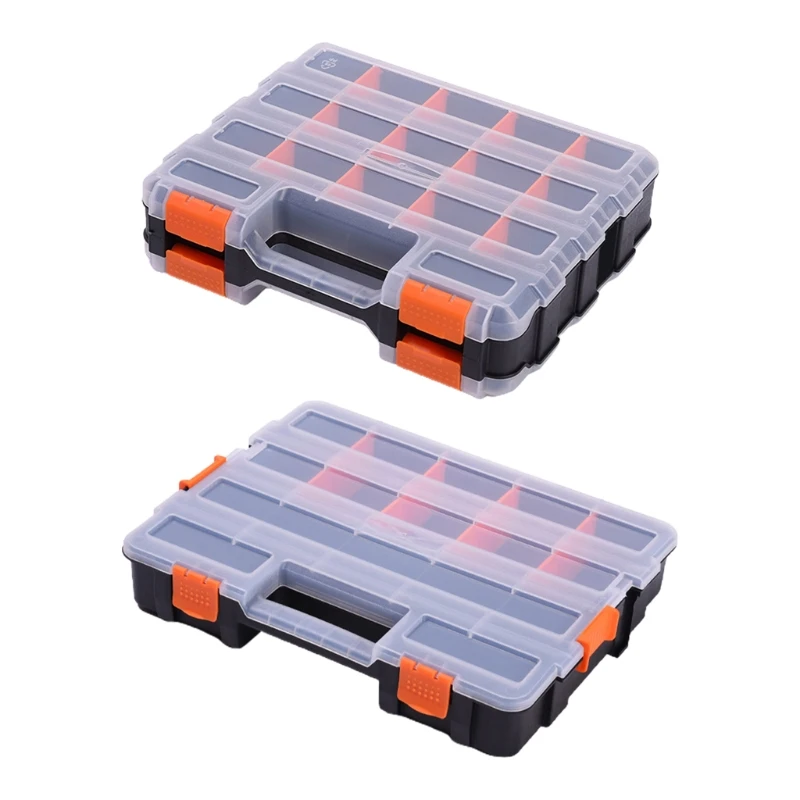

Multiple Partition Compartment Hardware Tool Accessories Box Impact Resistant
