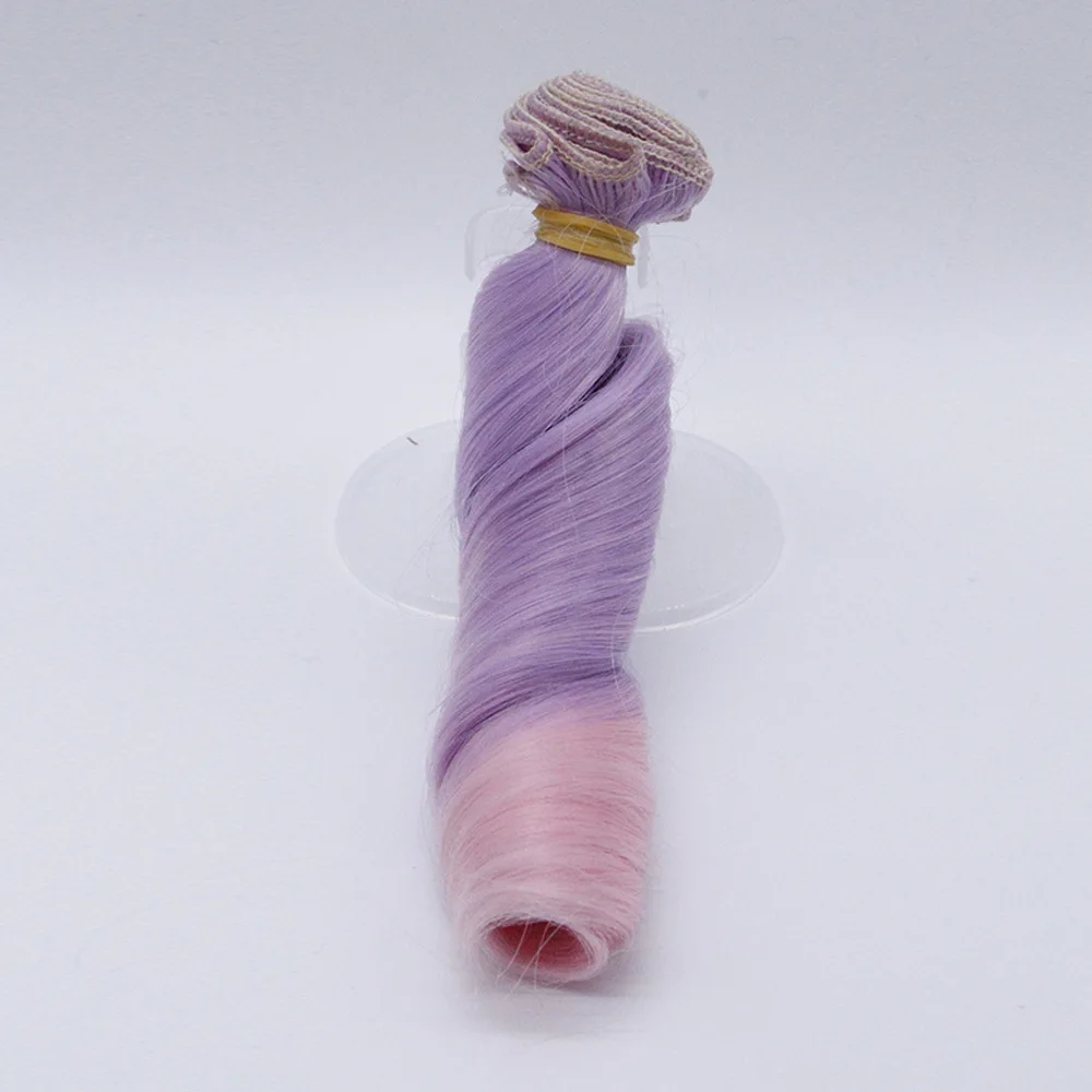 15*100 см наращивание кукольных париков термостойкие вьющиеся волосы натурального