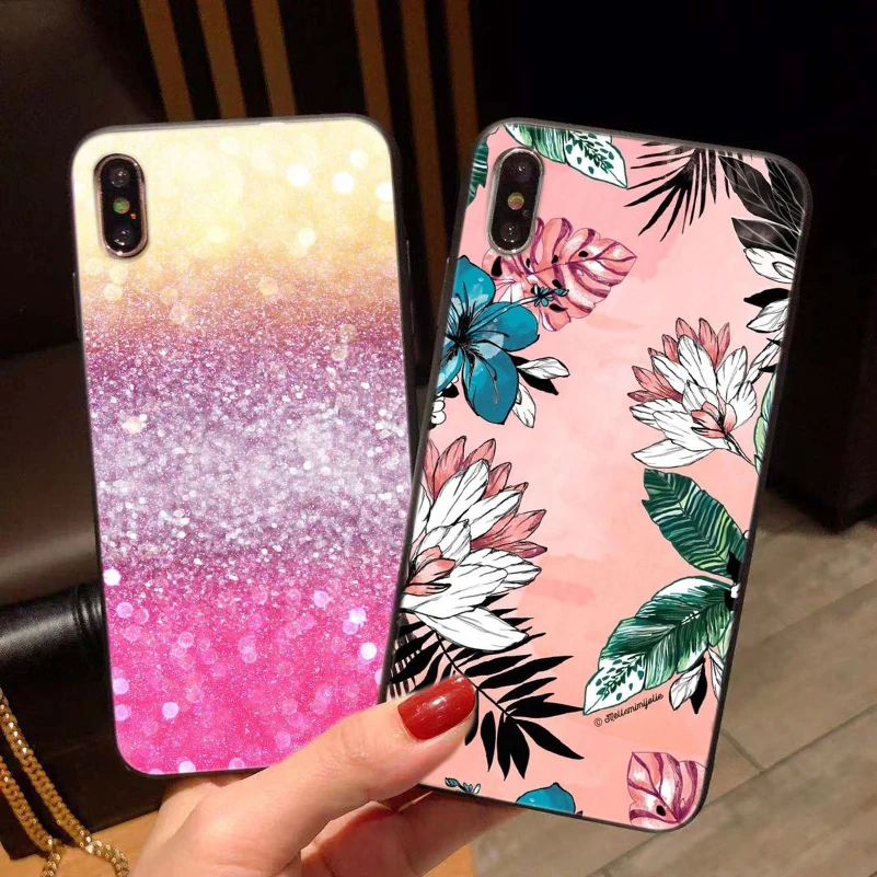 Чехол для телефона с принтами iphone x силиконовая задняя крышка Apple 6S 6 s 7 8 plus чехлы |