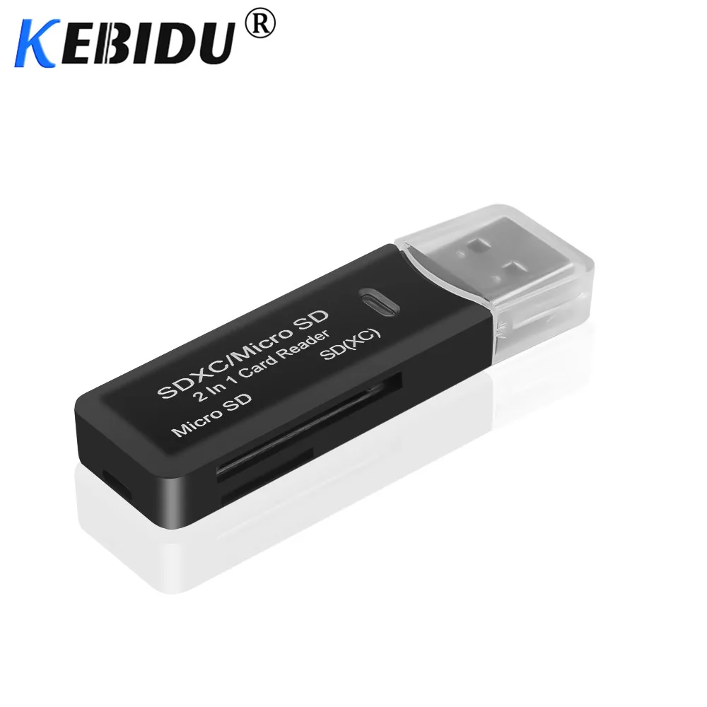 Kebidu USB 3,0 type C считыватель карт OTG адаптер мини-кардридер мульти Смарт-памяти для Micro SD/TF/CF/MS Micros компьютера ноутбука